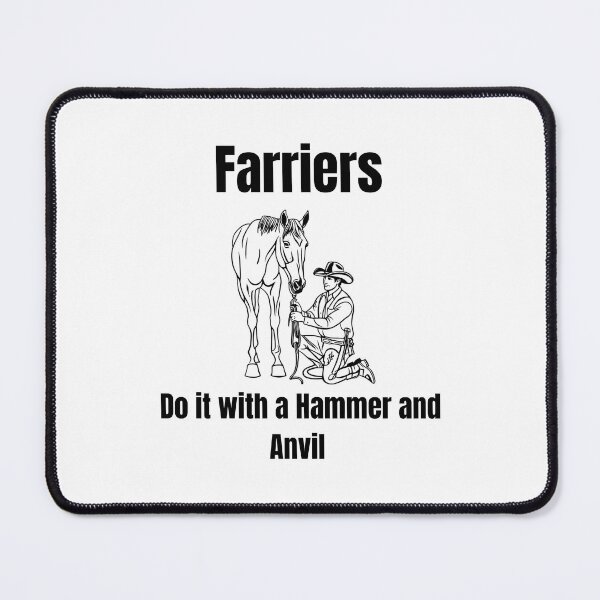 Item preview, Farriers Do it with a Hammer and Anvil designed and sold by TeesbyAngela.