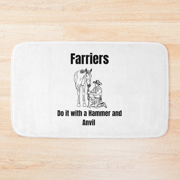 Item preview, Farriers Do it with a Hammer and Anvil designed and sold by TeesbyAngela.