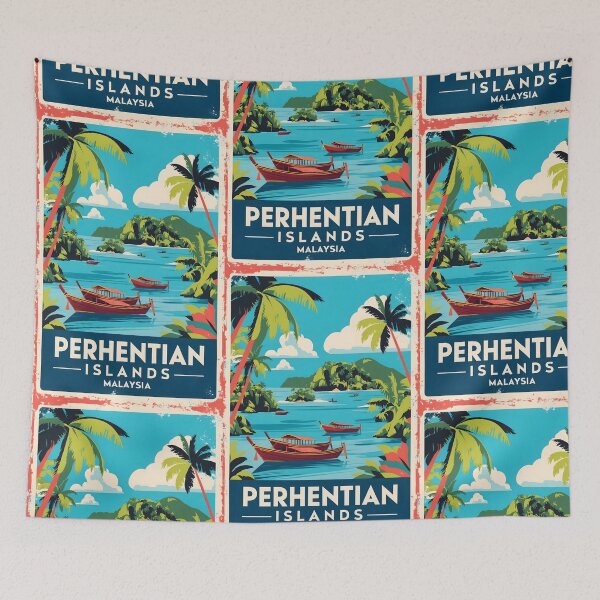 Item preview, Perhentian Islands Malaysia Vintage Travel Tourism designed and sold by TravelersGems.