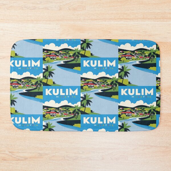Item preview, Kulim Malaysia Vintage Travel Tourism designed and sold by TravelersGems.