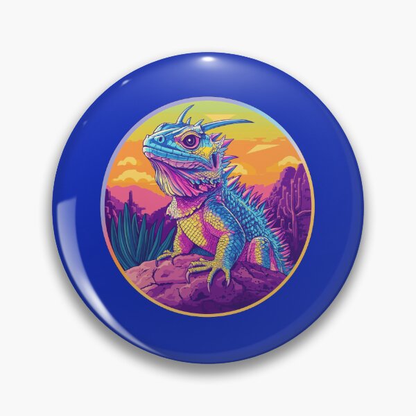Item preview, Psychedelic Texas Horned Lizard 2 designed and sold by 2CreativeNomads.