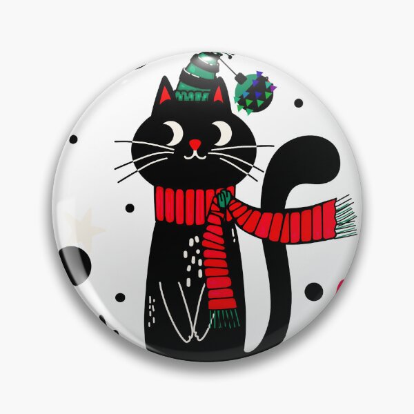 Item preview, Christmas Cat With Hat designed and sold by VOKED.