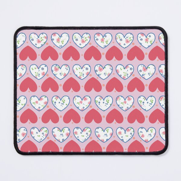 Item preview, Sweet Pink Hearts and Roses Pattern designed and sold by MarikaJohnson.