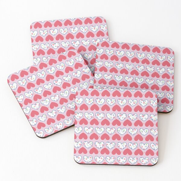 Item preview, Sweet Pink Hearts and Roses Pattern designed and sold by MarikaJohnson.