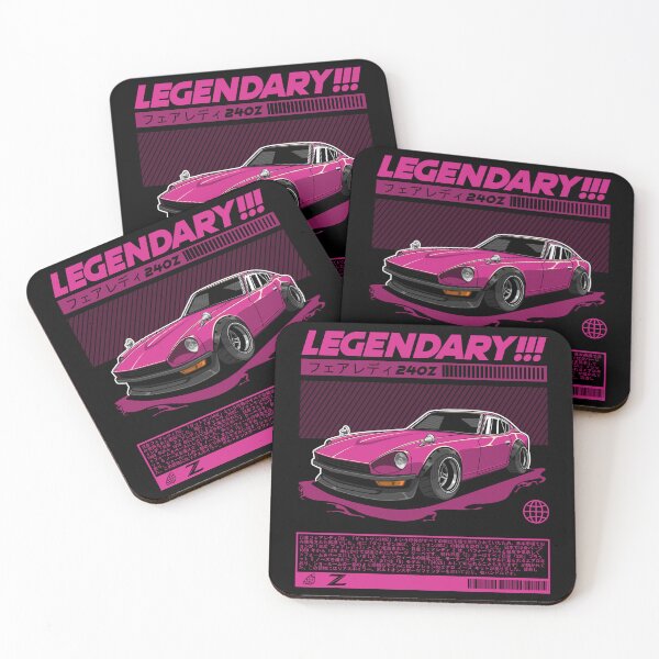 Artikelvorschau, Nissan Datsun 240Z Fairlady Z Pink entworfen und verkauft von Bulldsgn.