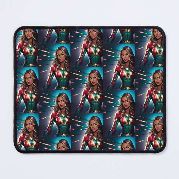 Item preview, Superhero Woman Fireworks Star Inspirational Animation Comic Designs designed and sold by Melan Designs.