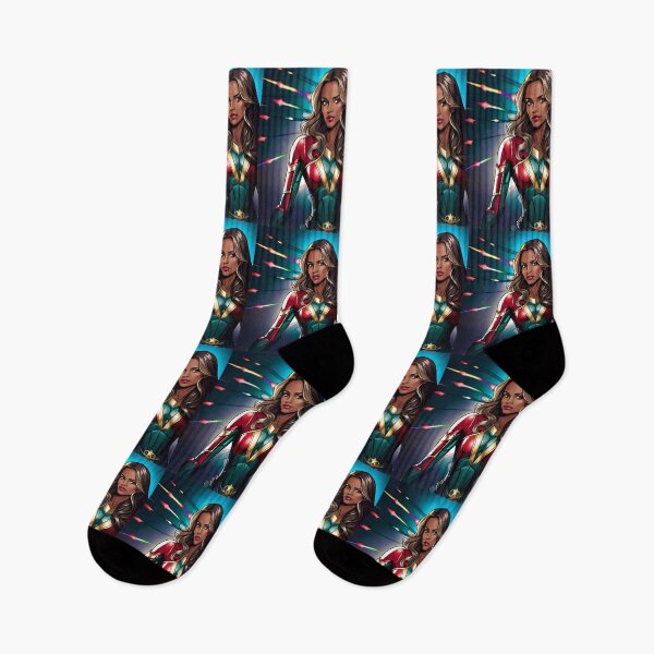 Item preview, Superhero Woman Fireworks Star Inspirational Animation Comic Designs designed and sold by Melan Designs.
