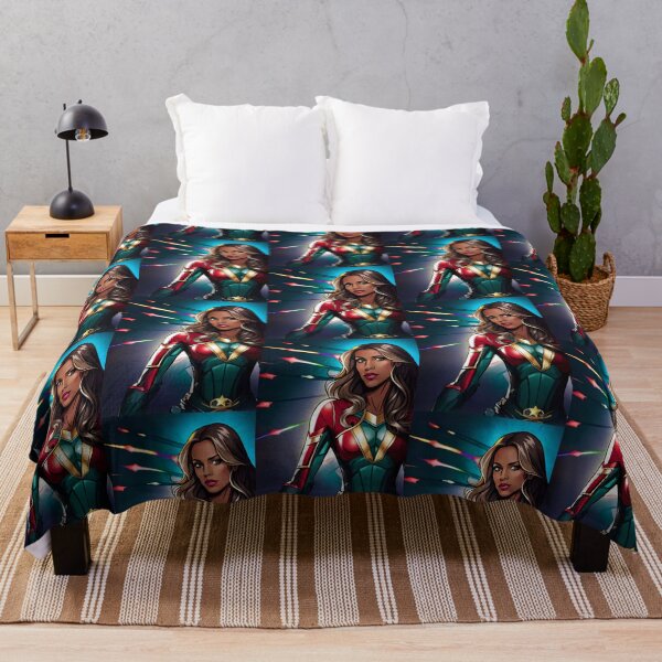 Item preview, Superhero Woman Fireworks Star Inspirational Animation Comic Designs designed and sold by Melan Designs.