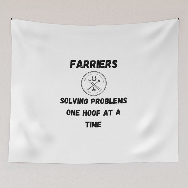 Item preview, Farrier: Solving Problems One Hoof at a Time designed and sold by TeesbyAngela.
