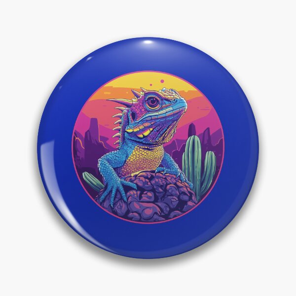 Item preview, Psychedelic Texas Horned Lizard 4 designed and sold by 2CreativeNomads.