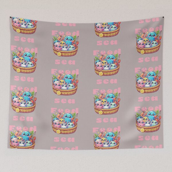Item preview, Kawaii sea food basket designed and sold by La Loca.