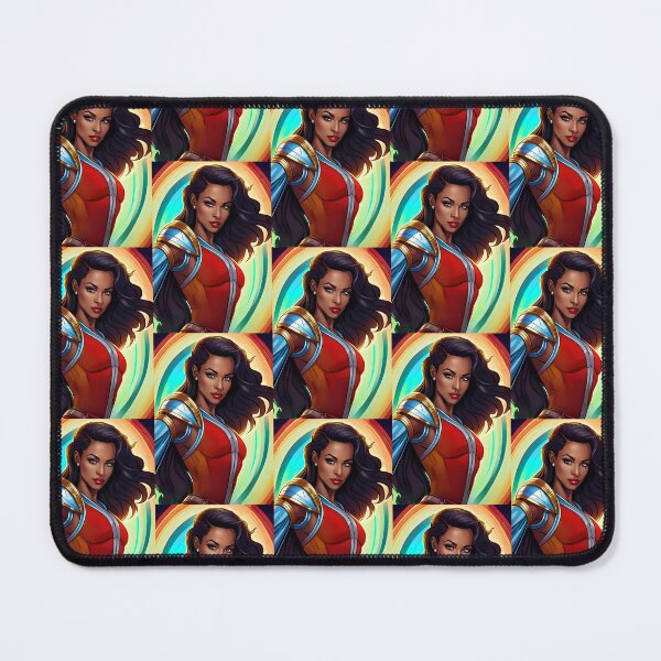 Item preview, Superhero Woman Rainbow Portal  Inspirational Animation Comic Designs designed and sold by Melan Designs.