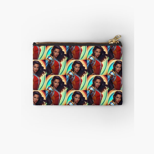 Item preview, Superhero Woman Rainbow Portal  Inspirational Animation Comic Designs designed and sold by Melan Designs.