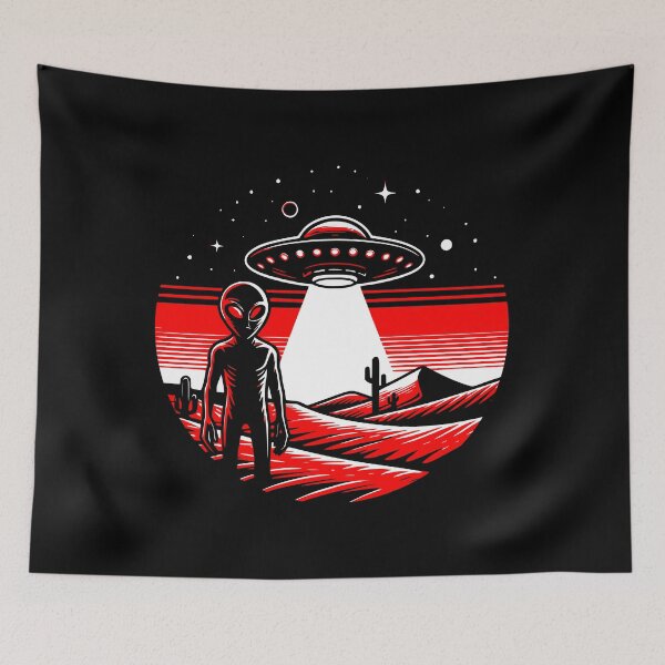 Item preview, Alien in Red Desert designed and sold by roswellboutique.