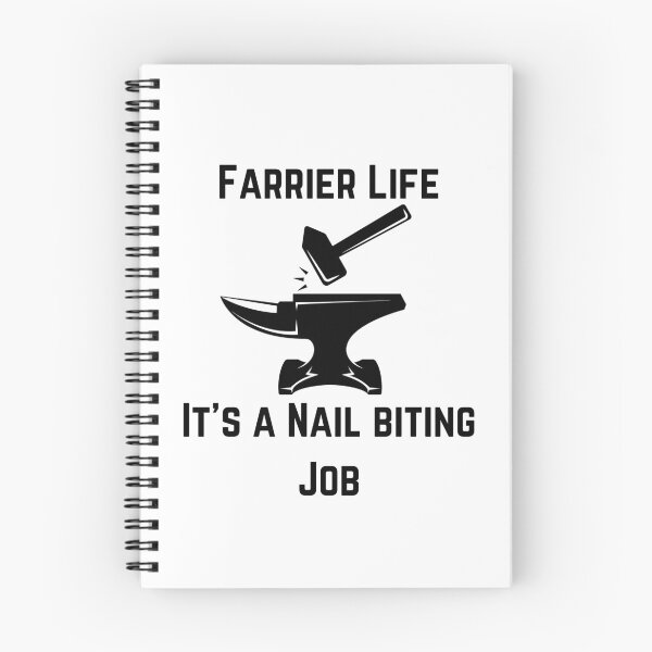 Item preview, Farrier Life: It's a Nail Biting Job designed and sold by TeesbyAngela.