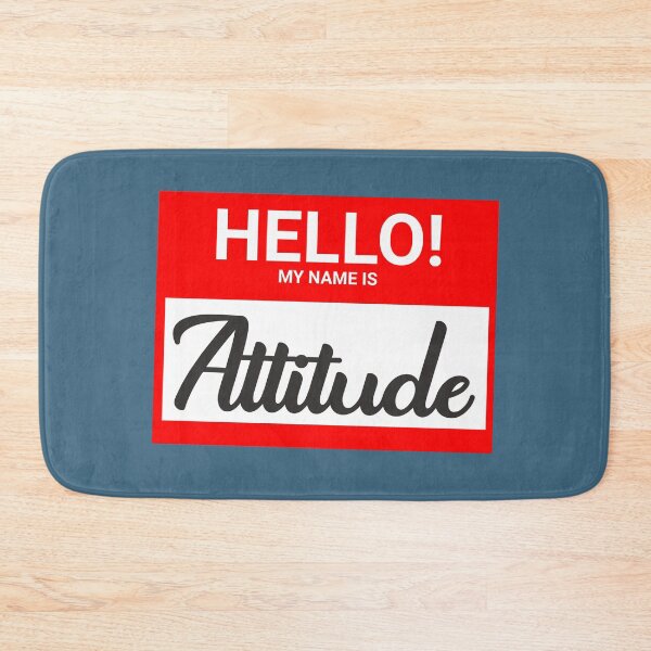 Item preview, Hello My Name Is Attitude designed and sold by BassHeadMomma.
