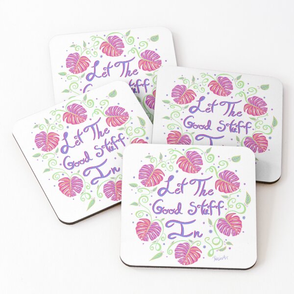 Item preview, Let The Good Stuff In-Transparent designed and sold by deblevart.