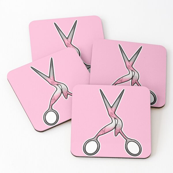 Item preview, Crane Scissors Demigirl Pride  designed and sold by Art By Ruby Bard.