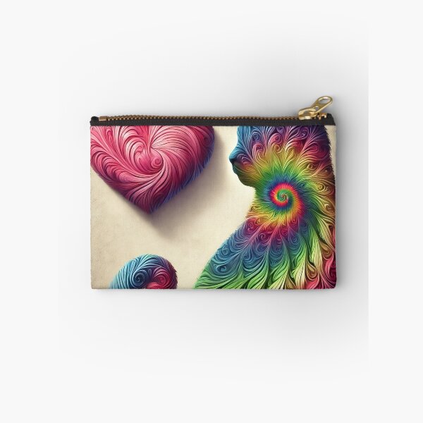 Item preview, Groovy heart and cat designed and sold by BumbleBeeGenX.