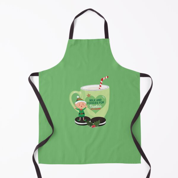 Item preview, Milk and cookies for Santa's little helpers LIGHT GREEN designed and sold by StellarFX.
