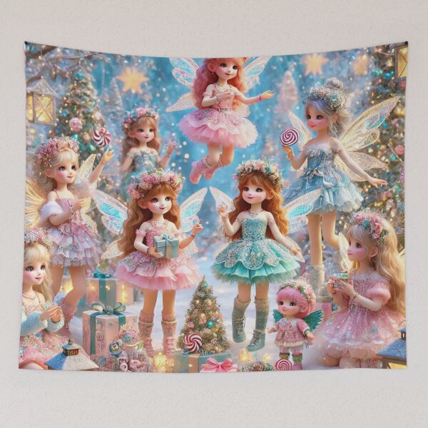 Item preview, Christmas Vibes With Winterland Fairies designed and sold by Dream Bloom Gallery.