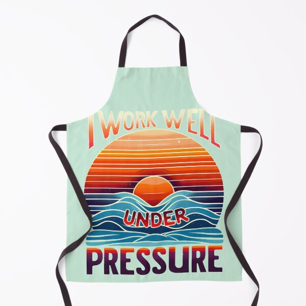 Item preview, I Work Well Under Pressure, typography designed and sold by maxmaj.
