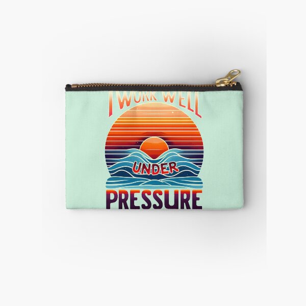 Item preview, I Work Well Under Pressure, typography designed and sold by maxmaj.