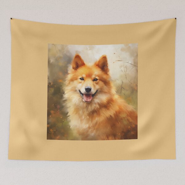 Item preview, Finnish Spitz Painting designed and sold by Samuelsboro.