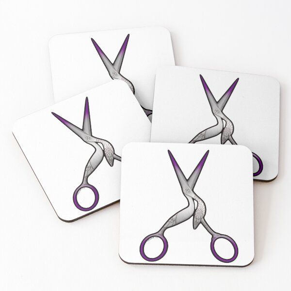 Item preview, Crane Scissors Graysexual Pride designed and sold by Art By Ruby Bard.