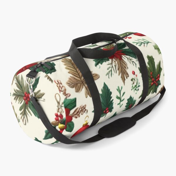 Item preview, Embroidery of flowers and Christmas baubles designed and sold by Ciervo Primavera.