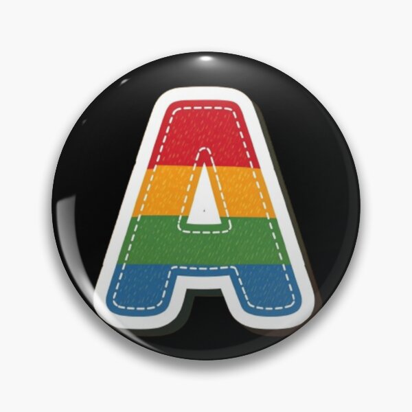 Item preview, Patch letter A rainbow designed and sold by StickersRyous.