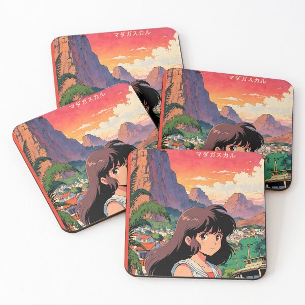 Item preview, Antananarivo Retro Anime Girl 80s Vintage Travel designed and sold by Retro-Anime9.