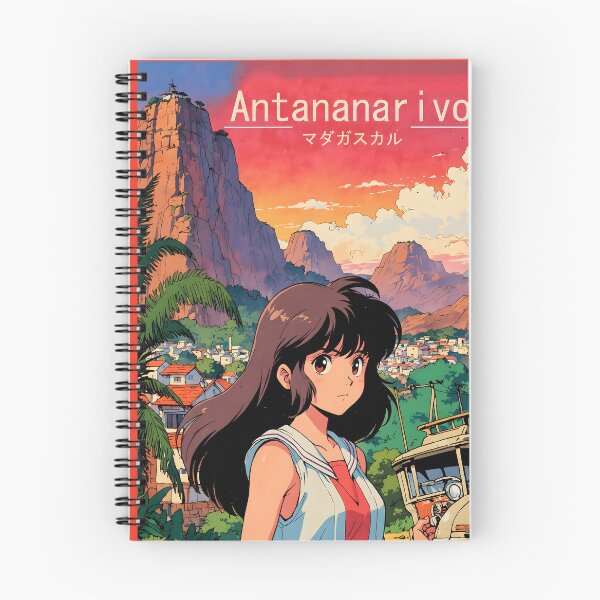Item preview, Antananarivo Retro Anime Girl 80s Vintage Travel designed and sold by Retro-Anime9.