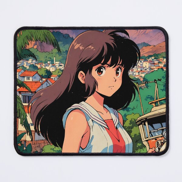 Item preview, Antananarivo Retro Anime Girl 80s Vintage Travel designed and sold by Retro-Anime9.