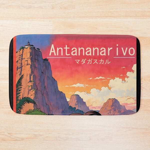 Item preview, Antananarivo Retro Anime Girl 80s Vintage Travel designed and sold by Retro-Anime9.