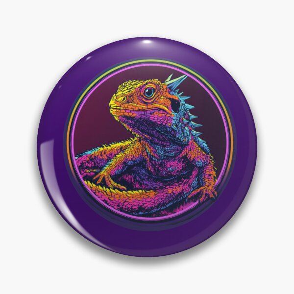 Item preview, Psychedelic Texas Horned Lizard 5 designed and sold by 2CreativeNomads.