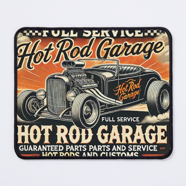 Item preview, Vintage Hot Rod Garage designed and sold by Random Designs.