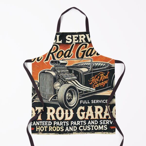 Item preview, Vintage Hot Rod Garage designed and sold by Random Designs.