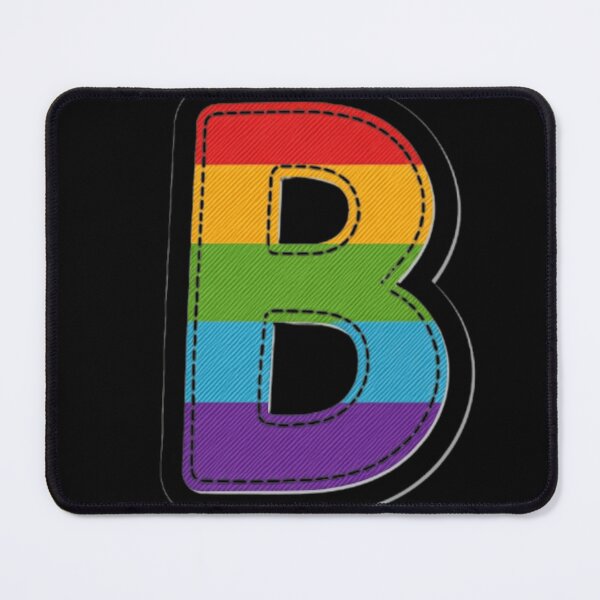 Item preview, Patch letter B rainbow designed and sold by StickersRyous.