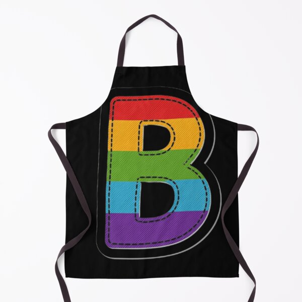 Item preview, Patch letter B rainbow designed and sold by StickersRyous.