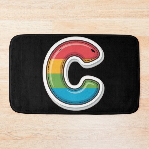 Item preview, Patch letter C rainbow designed and sold by StickersRyous.