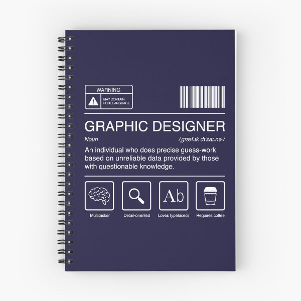 Item preview, Graphic Designer in White designed and sold by Hanreb.