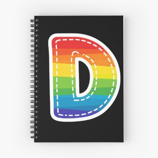 Item preview, Patch letter D rainbow designed and sold by StickersRyous.