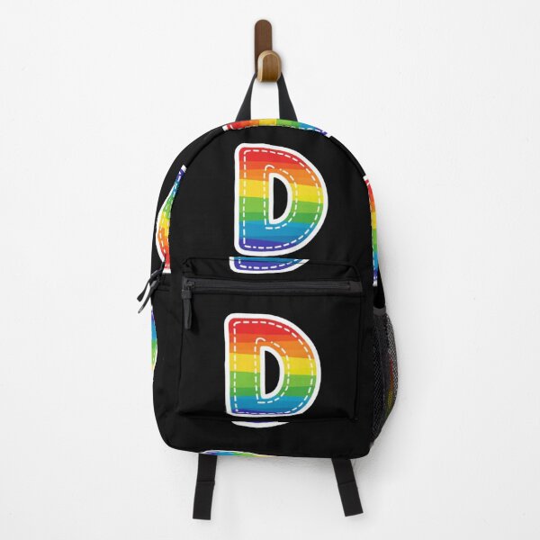 Item preview, Patch letter D rainbow designed and sold by StickersRyous.