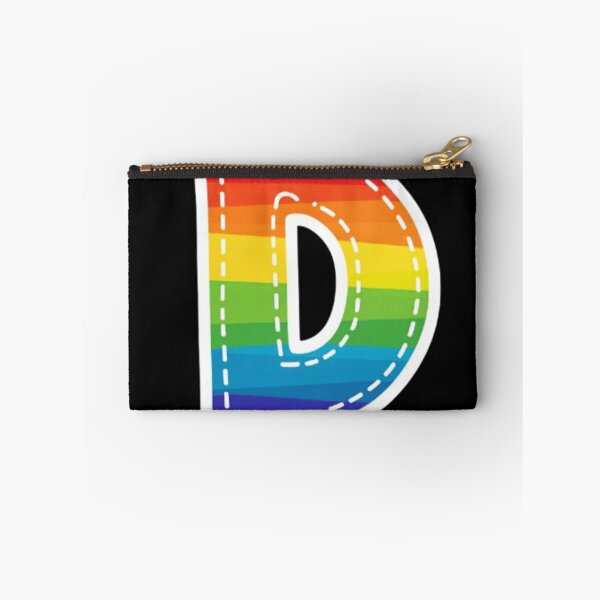 Item preview, Patch letter D rainbow designed and sold by StickersRyous.