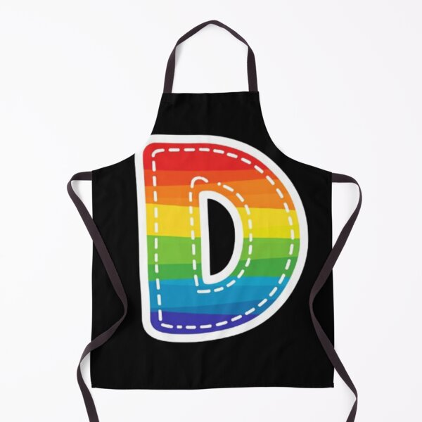Item preview, Patch letter D rainbow designed and sold by StickersRyous.