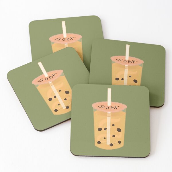 Item preview, Orange Boba Tea designed and sold by KitKattyDesigns.