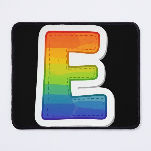 Item preview, Patch letter E rainbow designed and sold by StickersRyous.