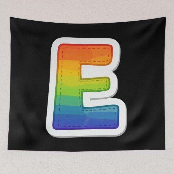 Item preview, Patch letter E rainbow designed and sold by StickersRyous.