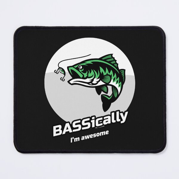 Item preview, Bassically I'm Awesome design for fisherman or fisherwoman designed and sold by Bacibooks.